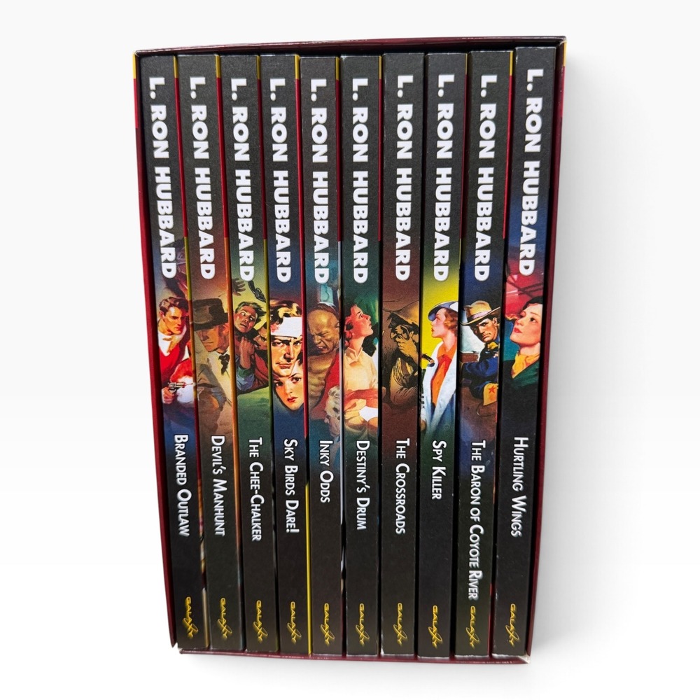 L. Ron Hubbard Stories from Golden Age 10 Book Paperback Box Set Galaxy Press